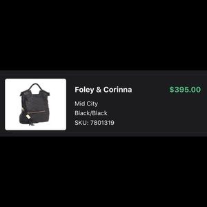 Foley and Corinna cross body bag